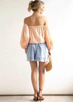 Women Gingham & Heels Blouses><noscript><img width=