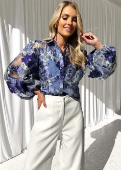 Women Gingham & Heels Blouses>Luisia Blouse