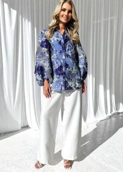 Women Gingham & Heels Blouses><noscript><img width=