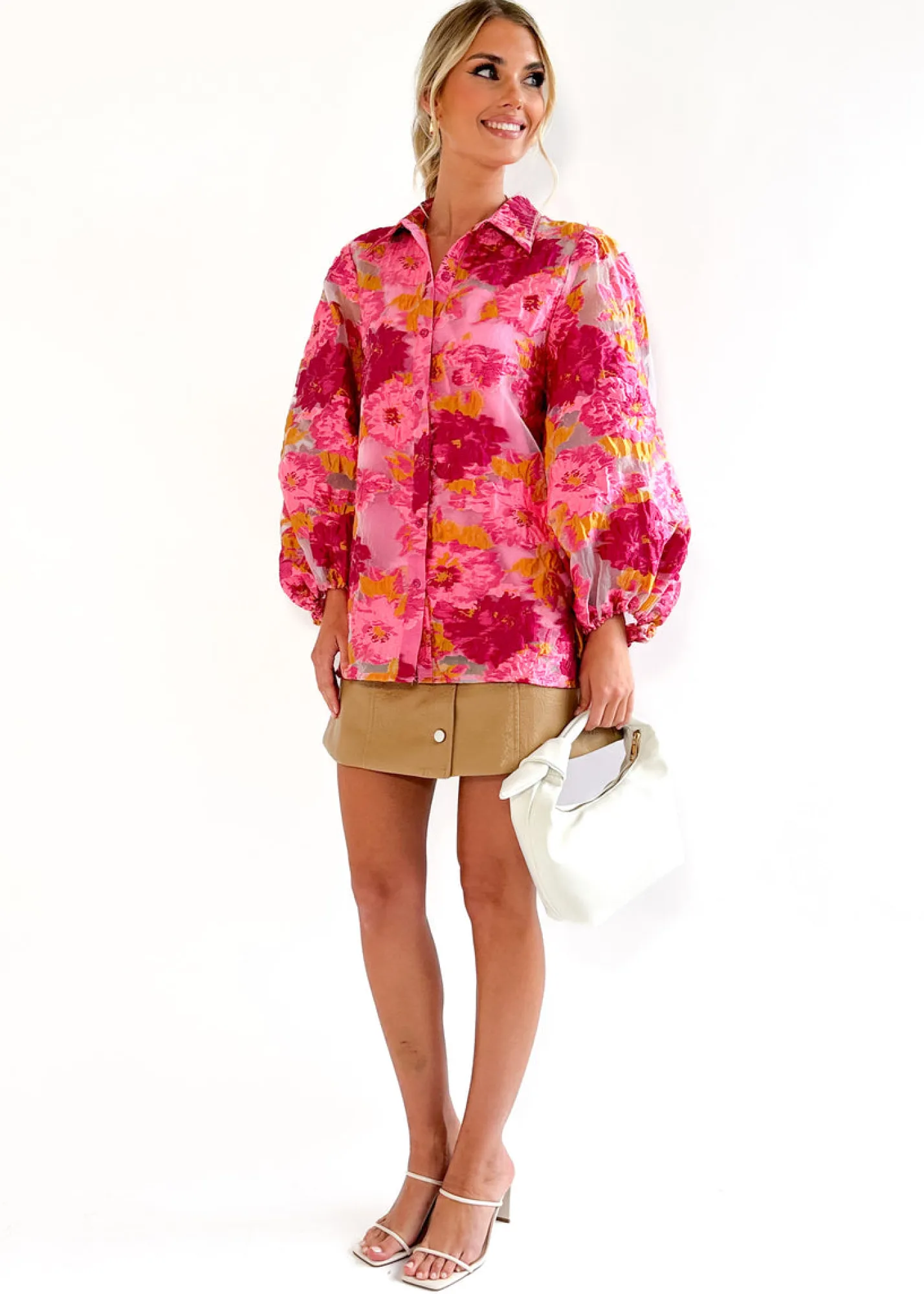 Women Gingham & Heels Blouses>Luisia Blouse