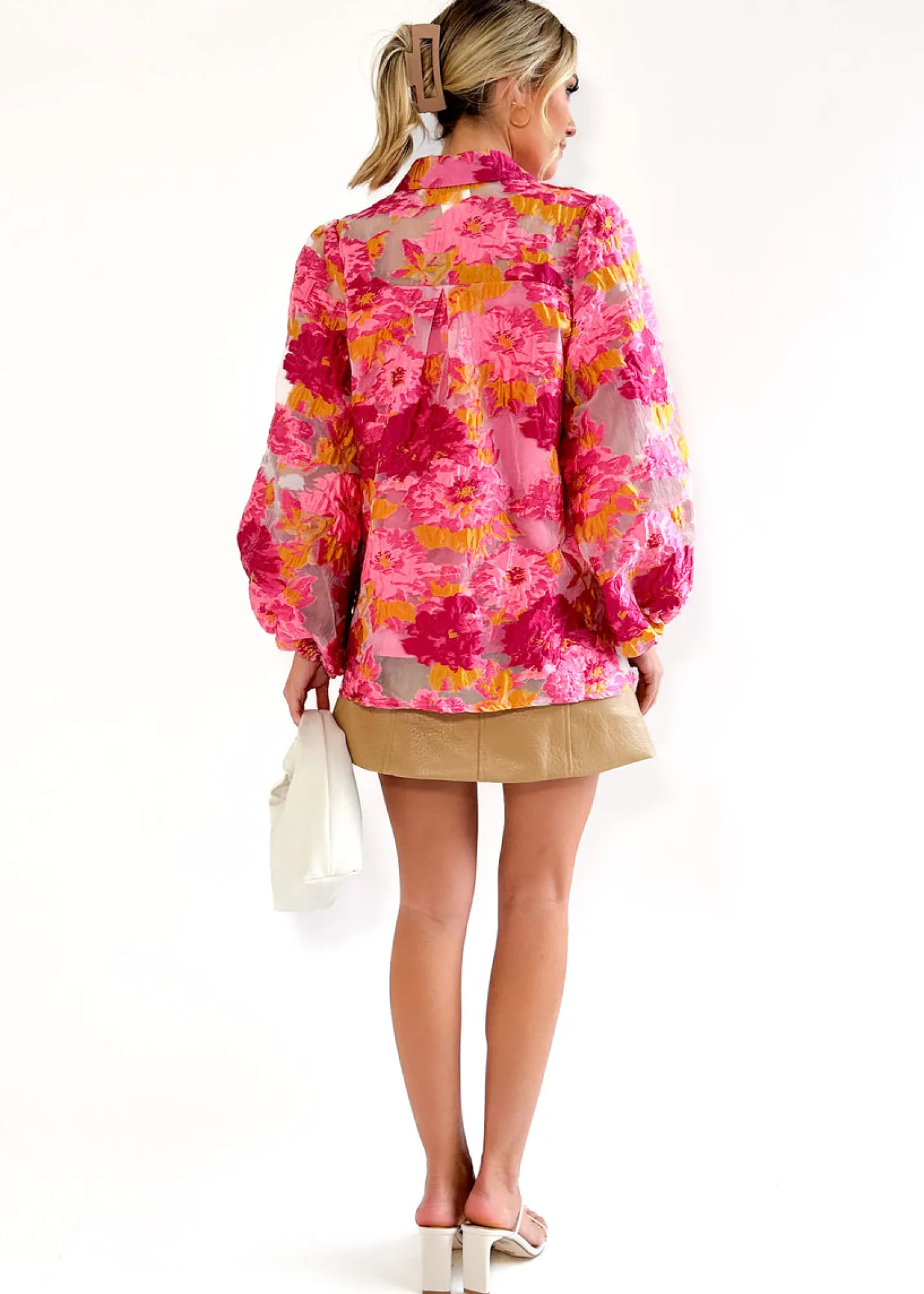 Women Gingham & Heels Blouses>Luisia Blouse
