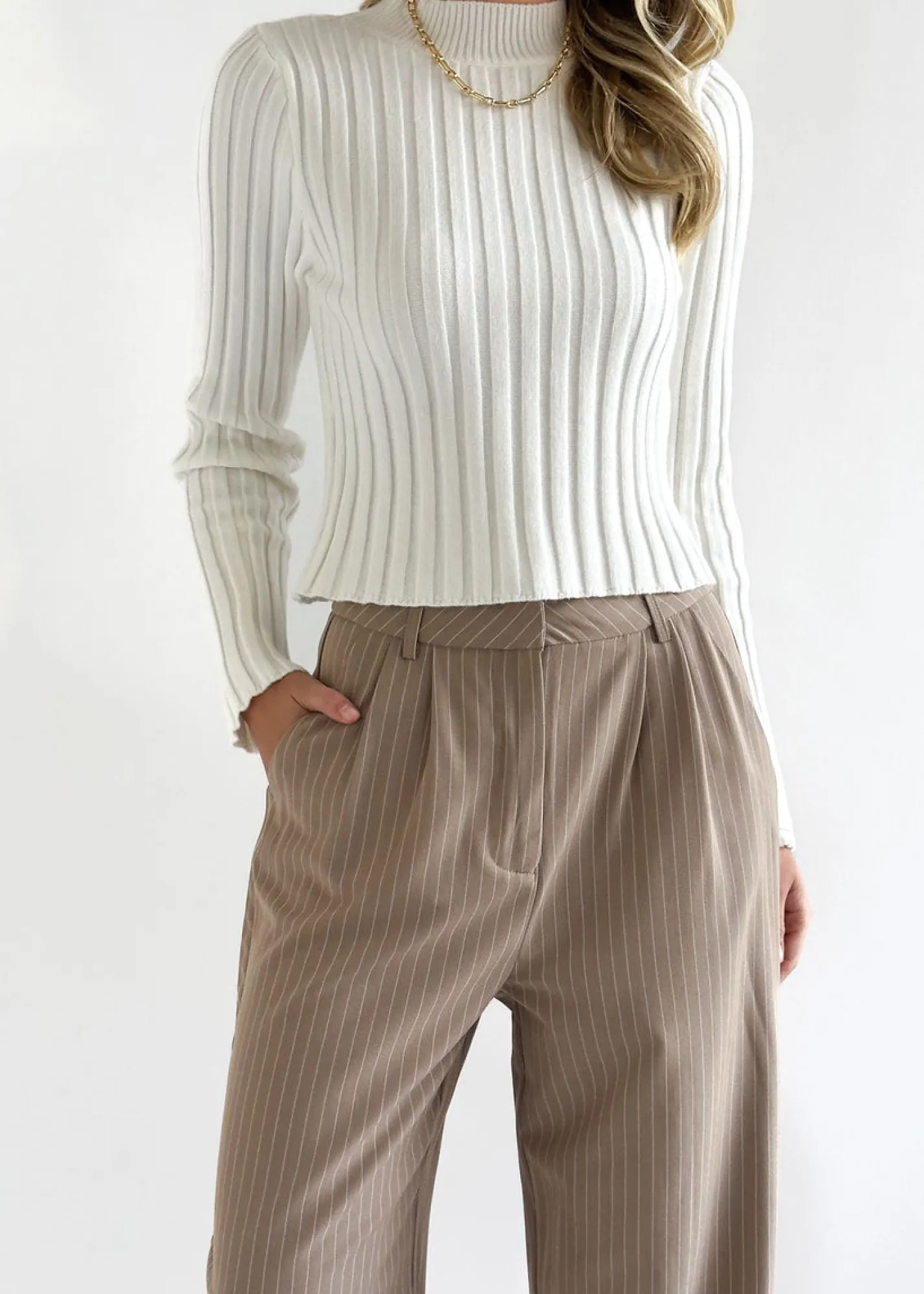 Women Gingham & Heels Basic Tops>Lulana Knit Top