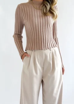 Women Gingham & Heels Basic Tops>Lulana Knit Top