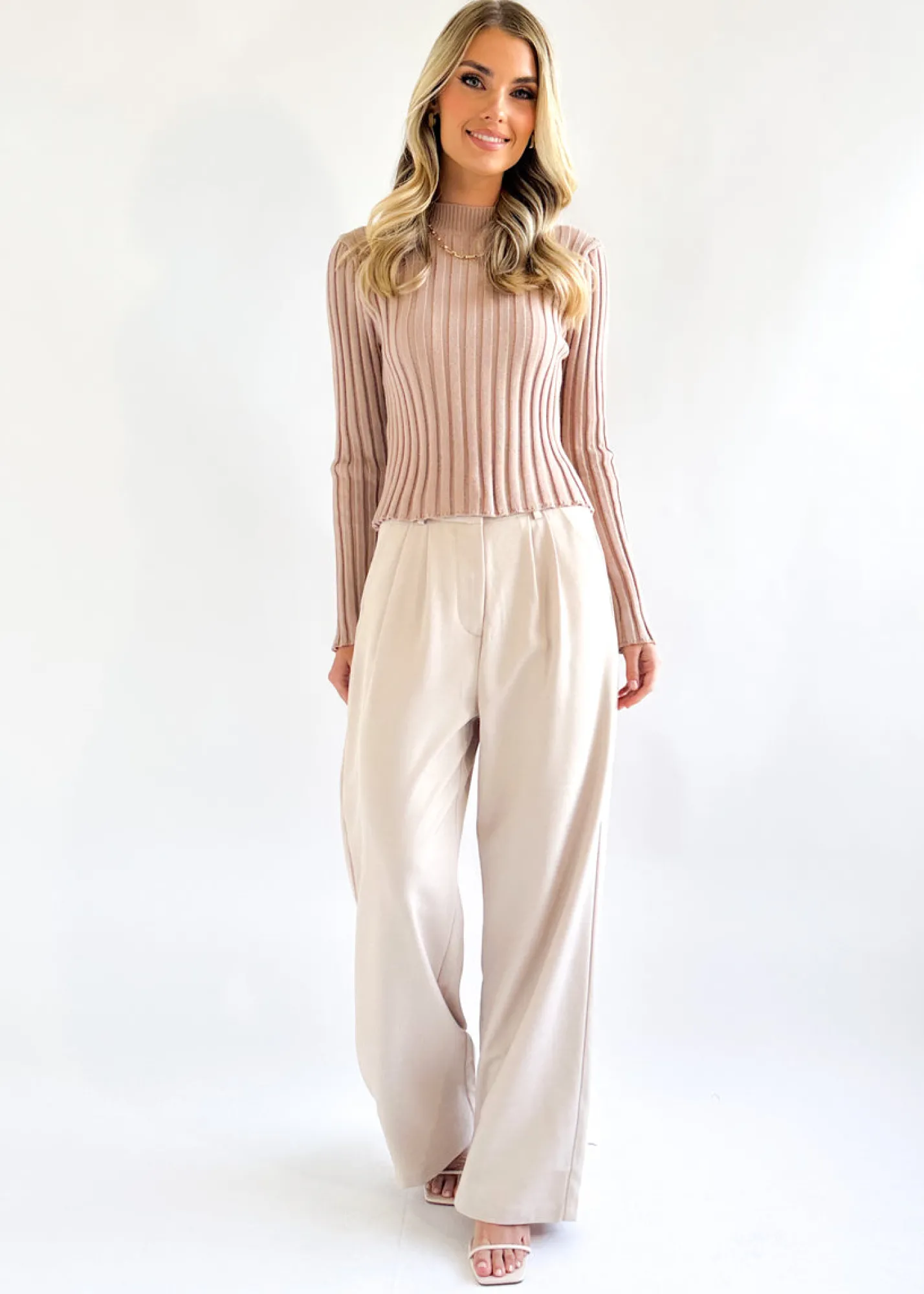 Women Gingham & Heels Basic Tops>Lulana Knit Top