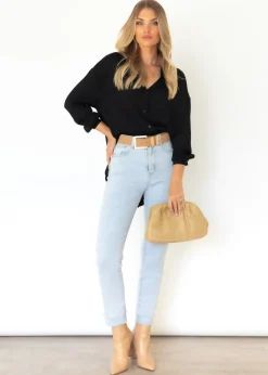 Women Gingham & Heels Shirts><noscript><img width=