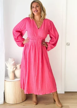 Women Gingham & Heels Maxi>Mailia Maxi Dress