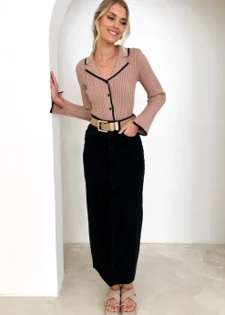 Women Gingham & Heels Knit Tops>Manda Knit Top