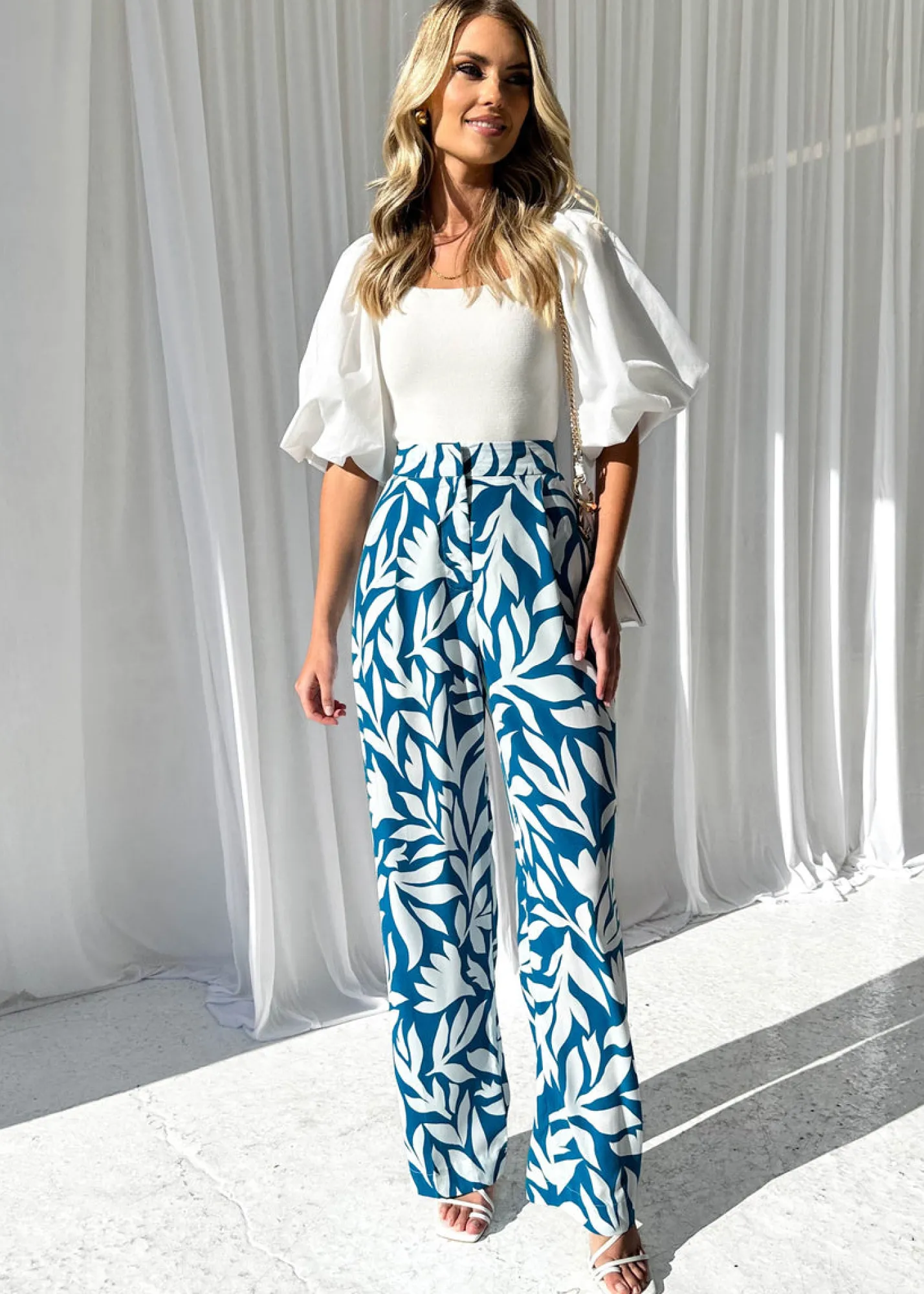Women Gingham & Heels Pants>Maxienna Pants