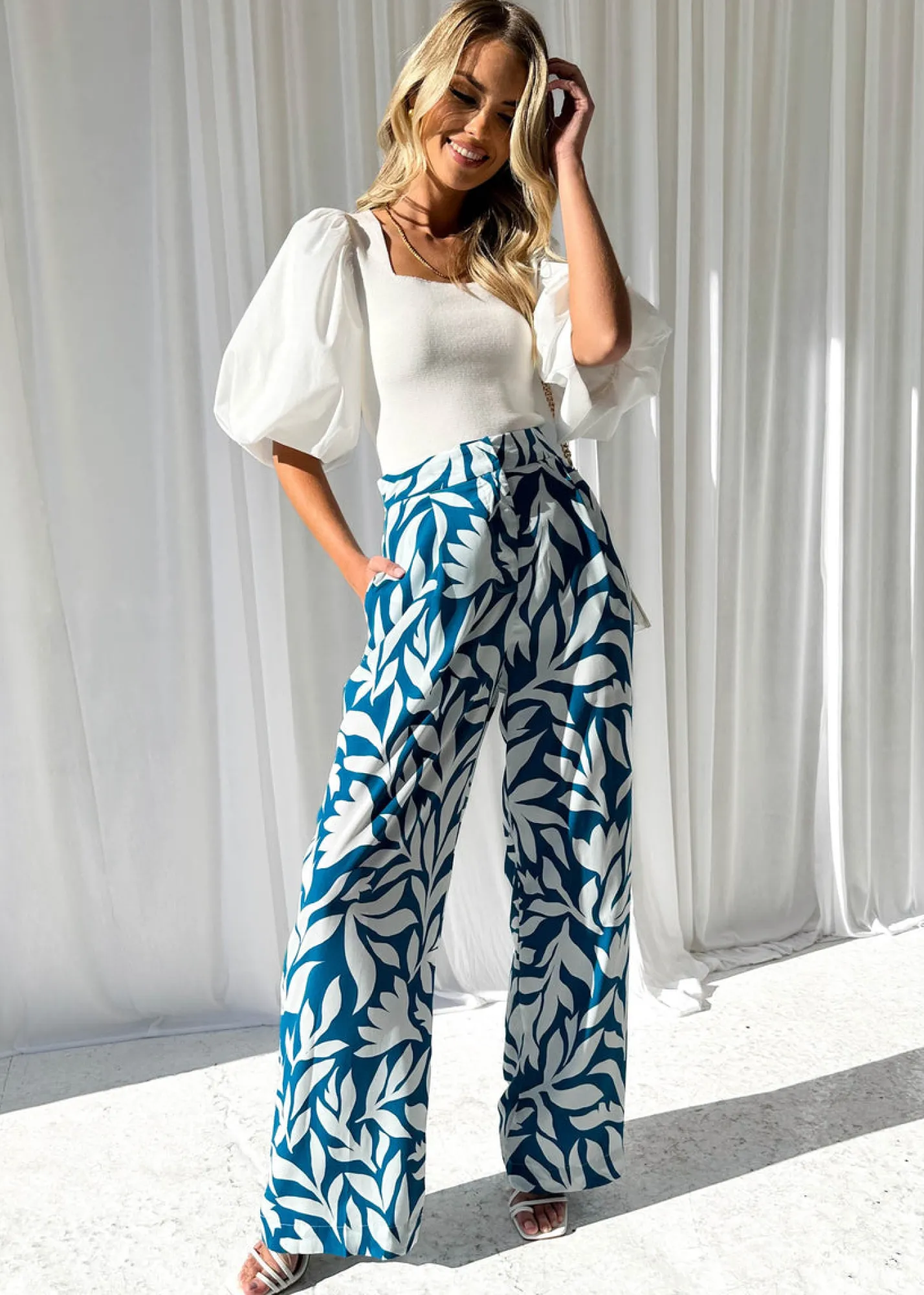 Women Gingham & Heels Pants>Maxienna Pants