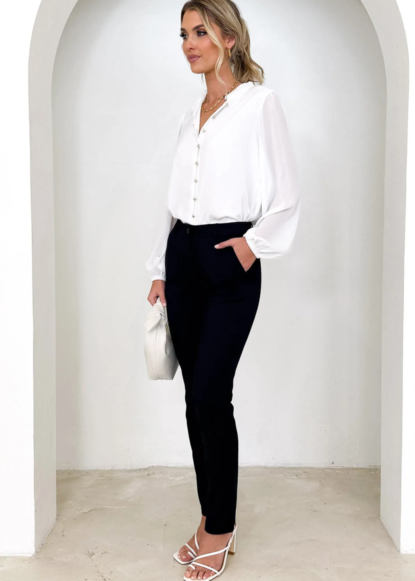 Women Gingham & Heels Pants>Maxine Stretch Pants