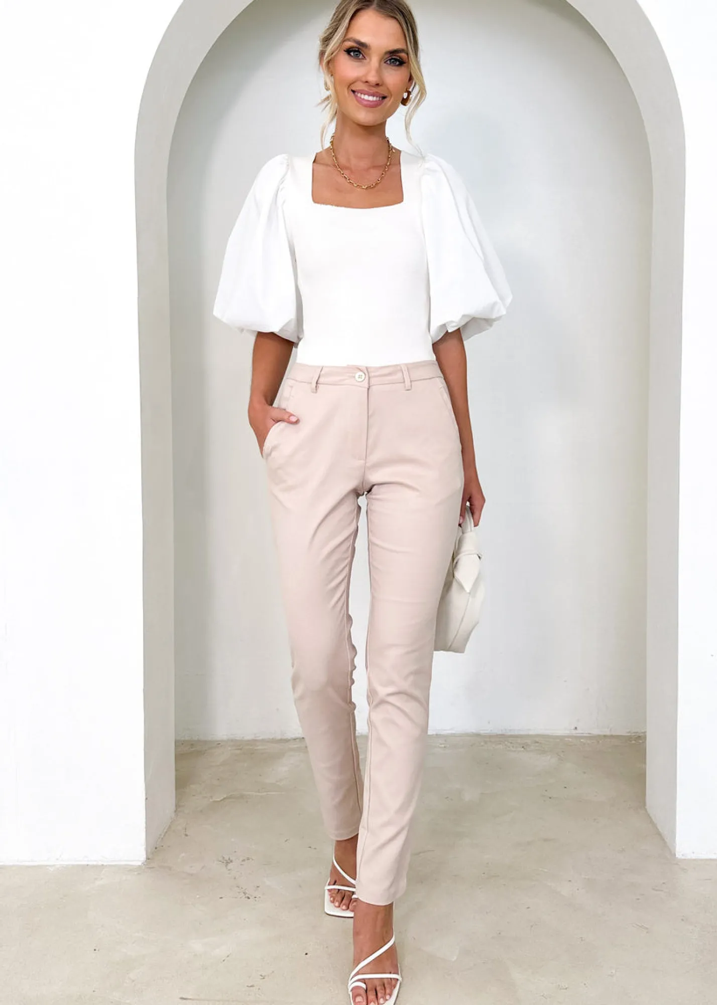 Women Gingham & Heels Pants>Maxine Stretch Pants