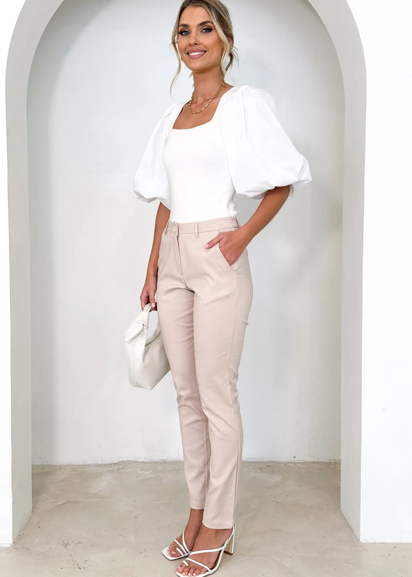 Women Gingham & Heels Pants>Maxine Stretch Pants