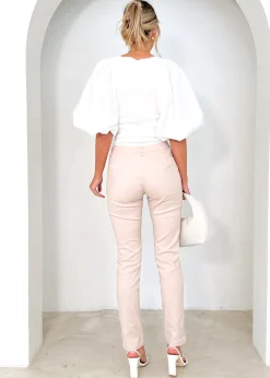 Women Gingham & Heels Pants><noscript><img width=