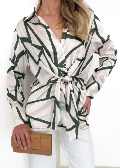 Women Gingham & Heels Blouses>Mehleka Blouse