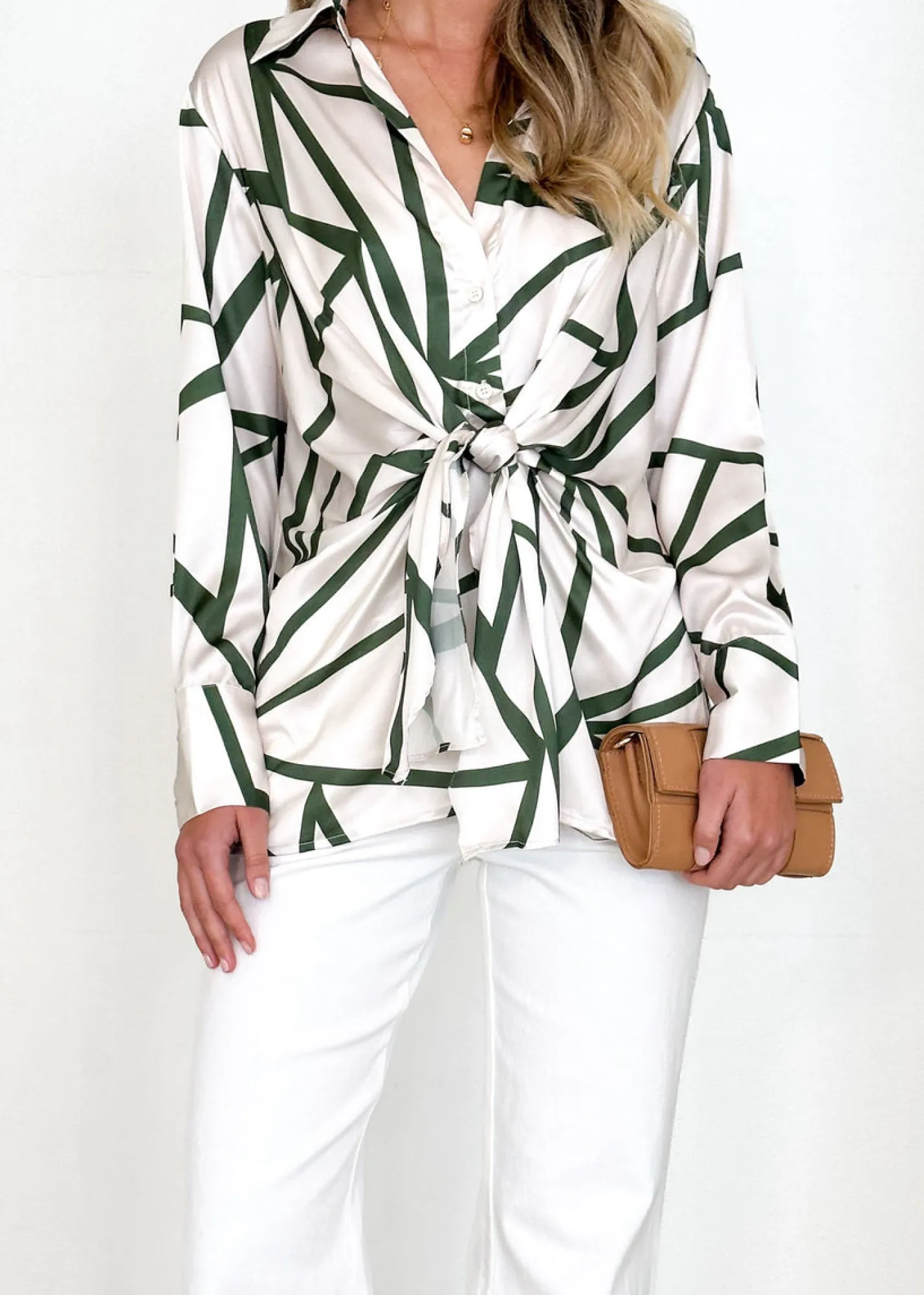 Women Gingham & Heels Blouses>Mehleka Blouse