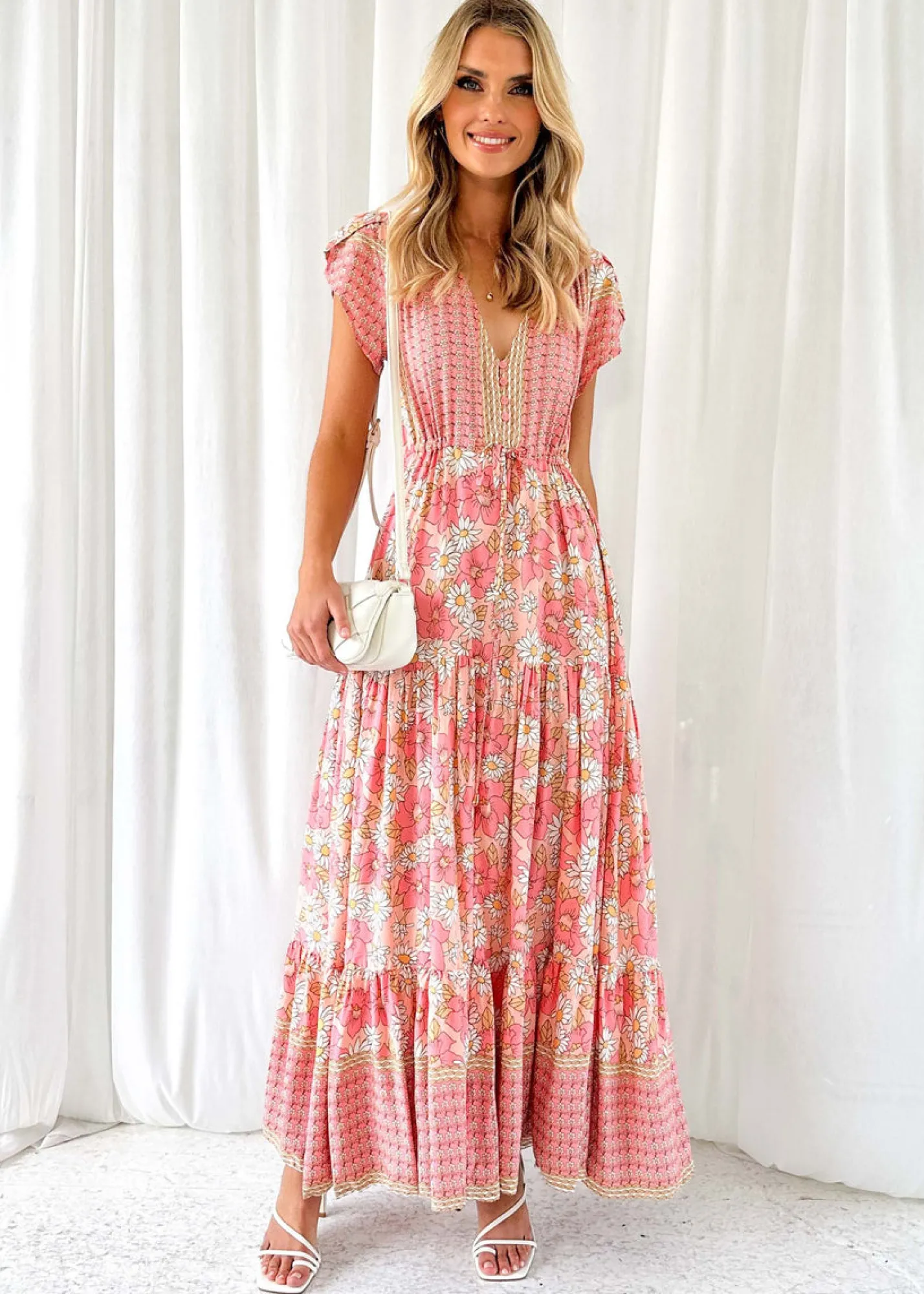 Women Gingham & Heels Maxi>Melissa Maxi Dress