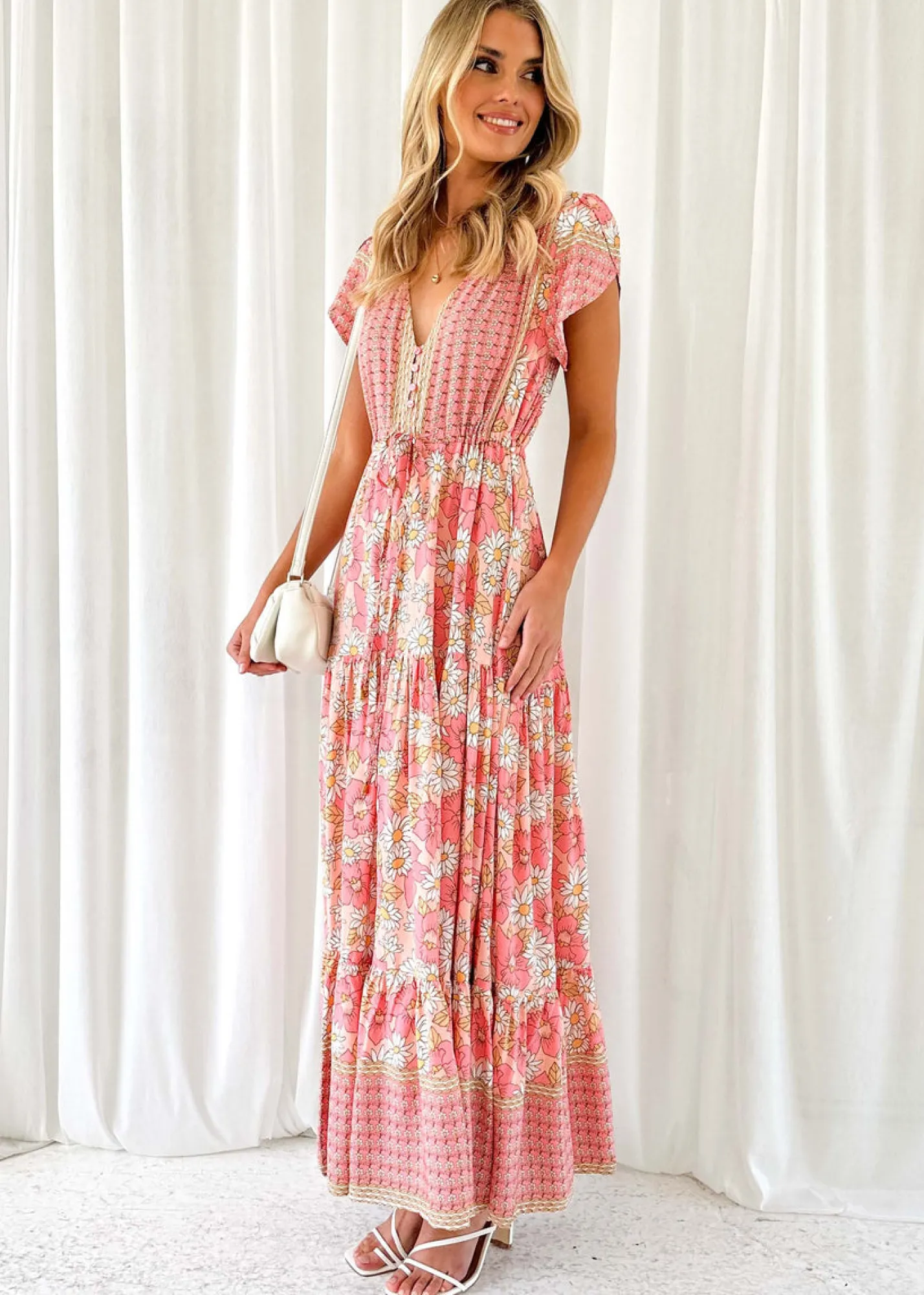 Women Gingham & Heels Maxi>Melissa Maxi Dress