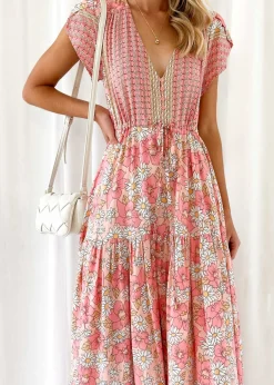 Women Gingham & Heels Maxi><noscript><img width=