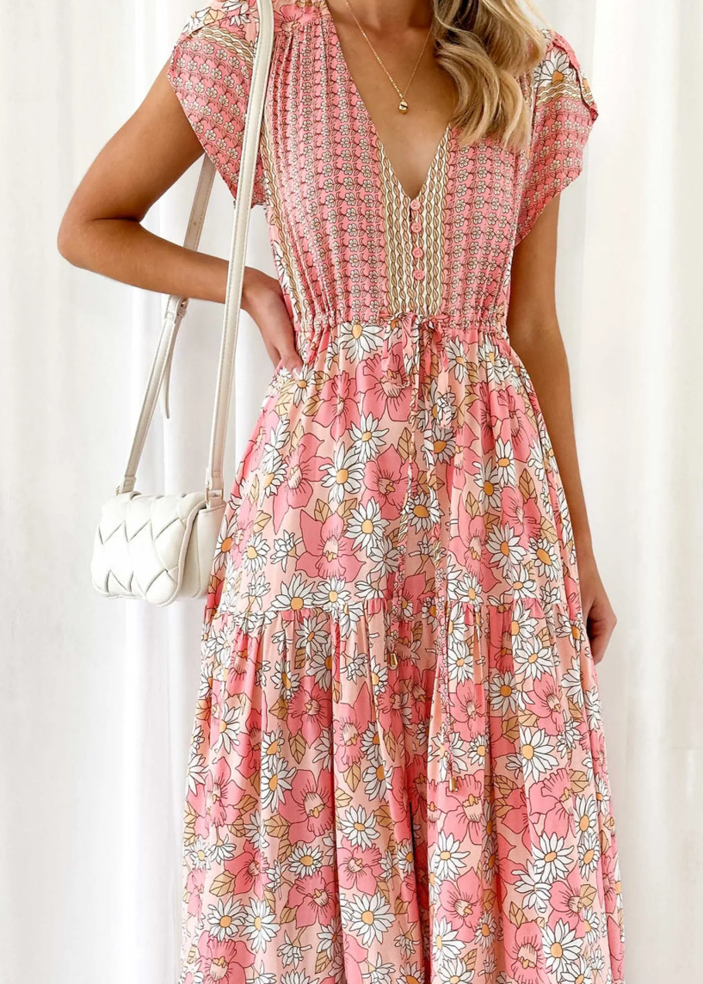 Women Gingham & Heels Maxi>Melissa Maxi Dress