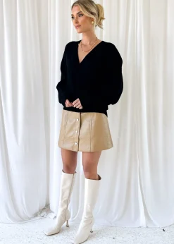 Women Gingham & Heels Sweaters><noscript><img width=