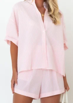 Women Gingham & Heels Shorts><noscript><img width=