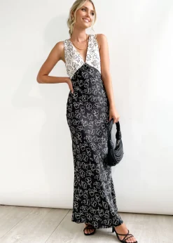 Women Gingham & Heels Maxi>Mikka Maxi Dress