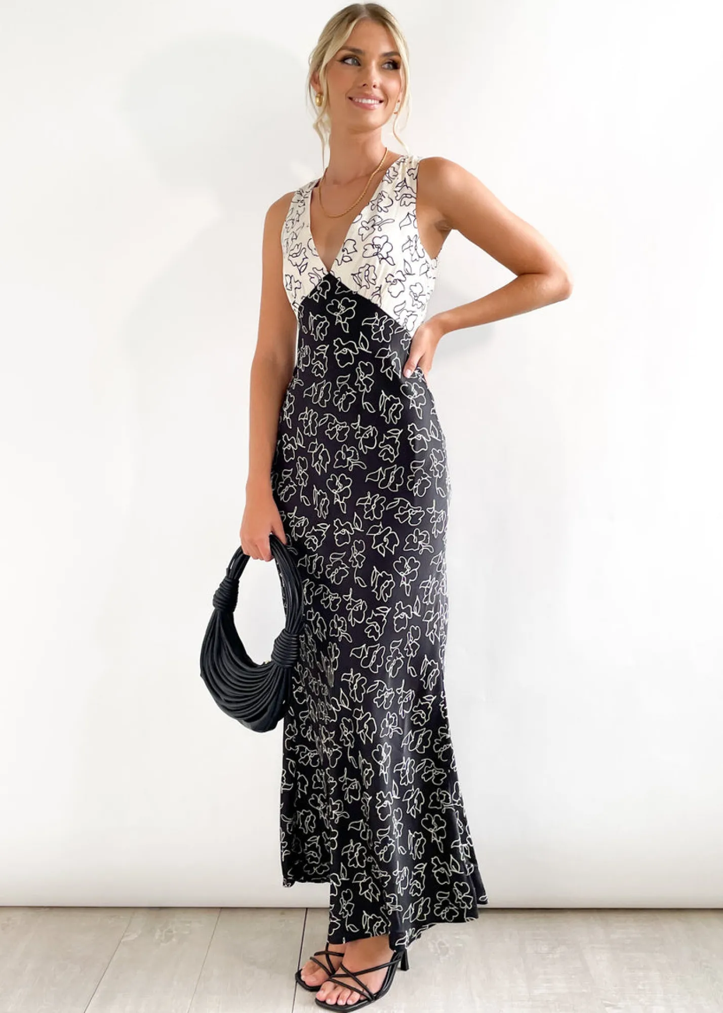 Women Gingham & Heels Maxi>Mikka Maxi Dress