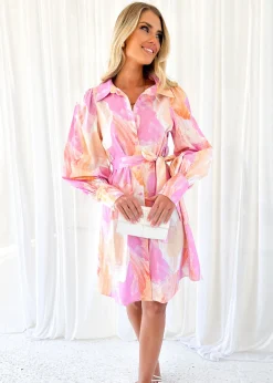Women Gingham & Heels Short>Minervena Dress