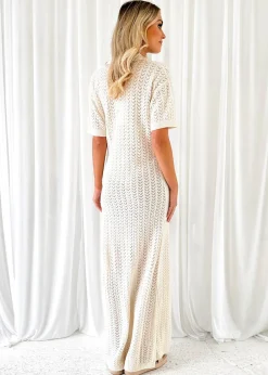Women Gingham & Heels Knit Dresses><noscript><img width=