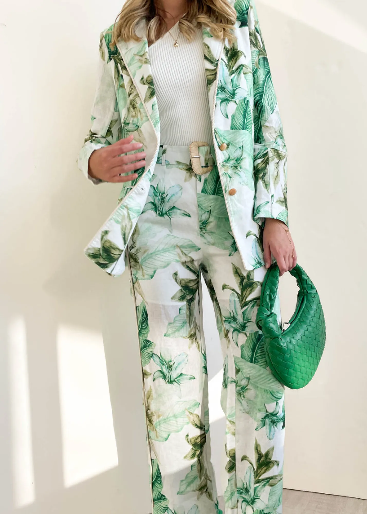 Women Gingham & Heels Pants>Monet Linen Pants