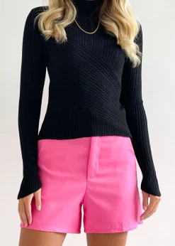 Women Gingham & Heels Basic Tops><noscript><img width=