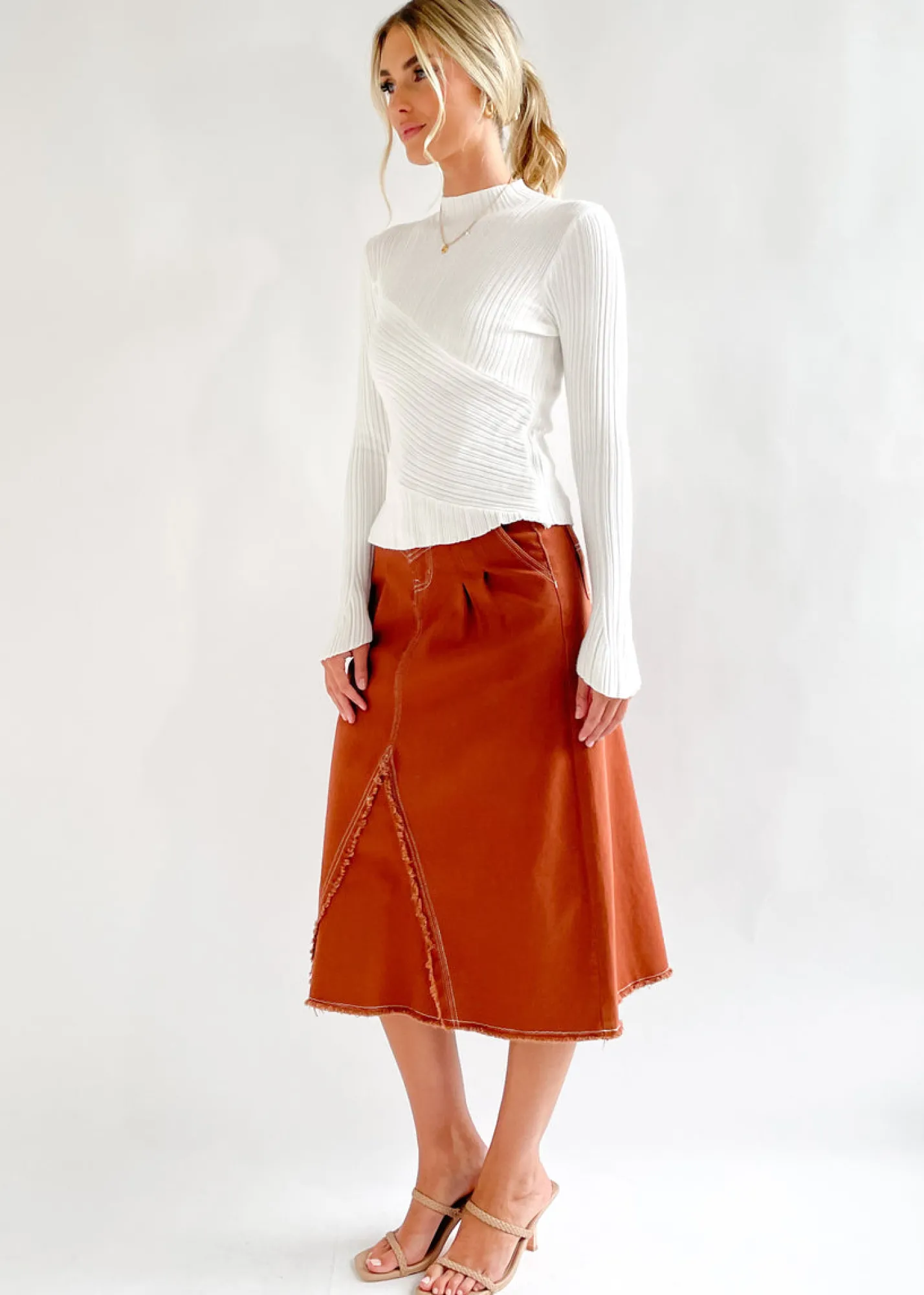 Women Gingham & Heels Knit Tops>Monrowe Knit Top