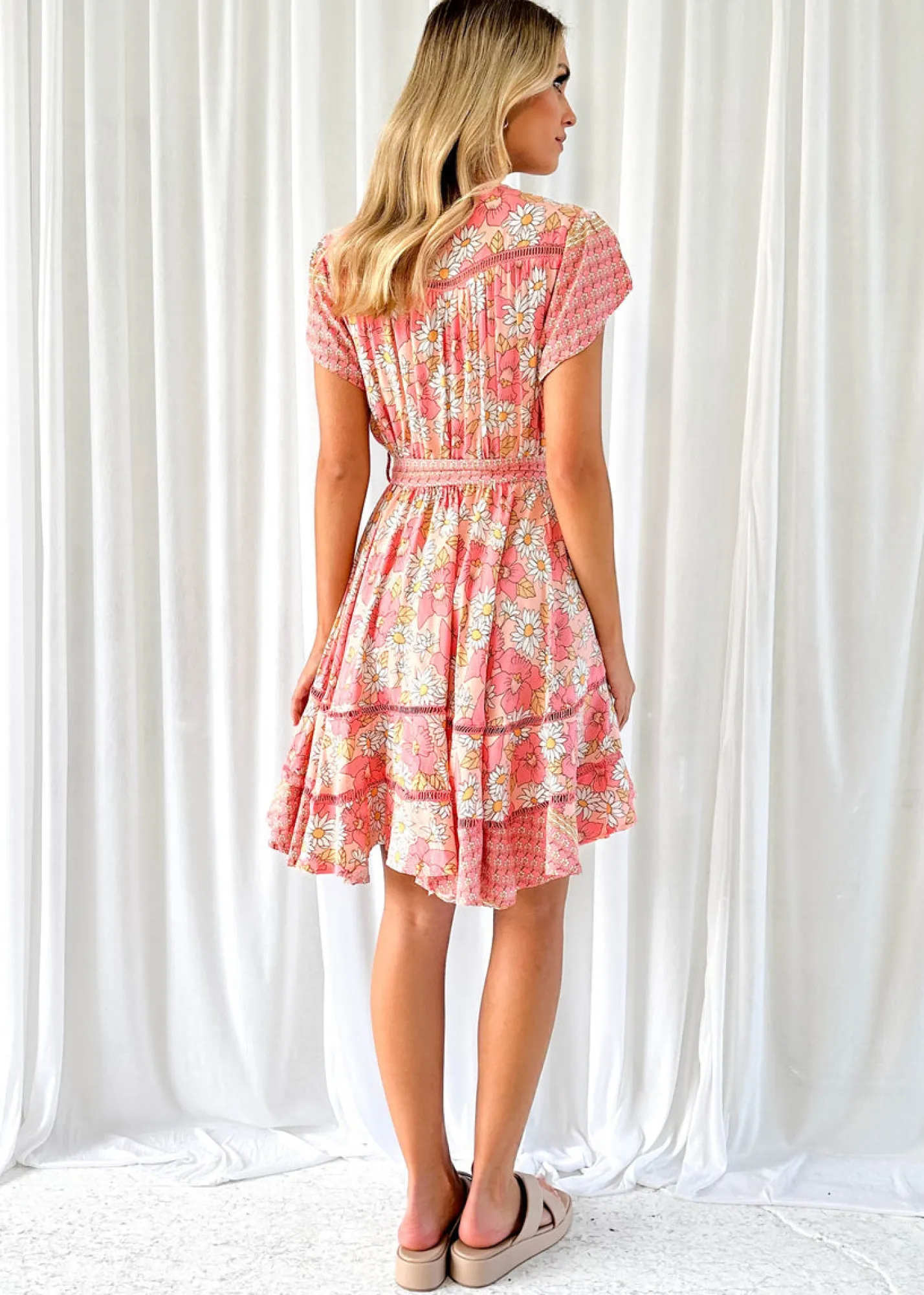 Women Gingham & Heels Short>Montana Dress