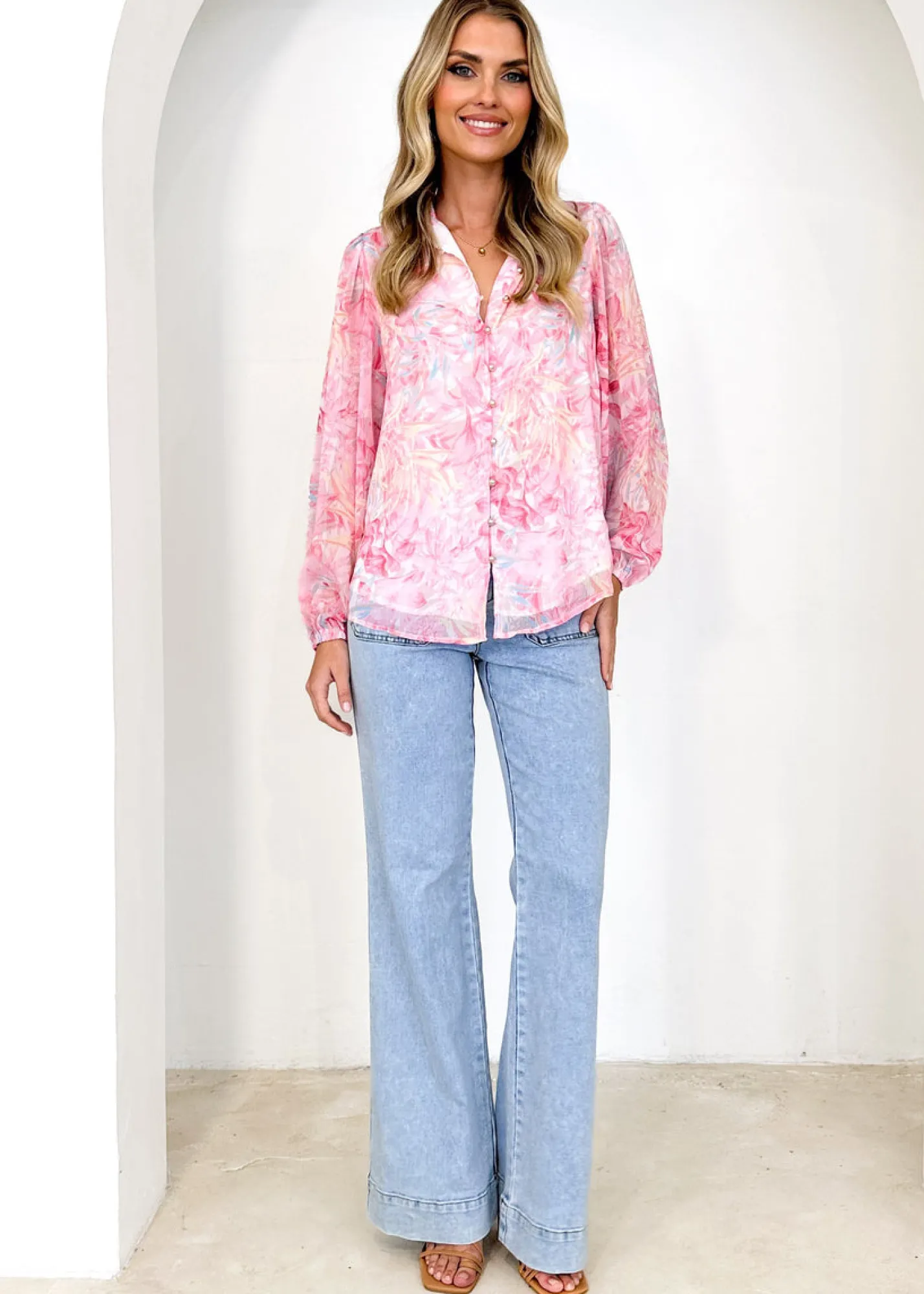 Women Gingham & Heels Blouses>Montanna Blouse