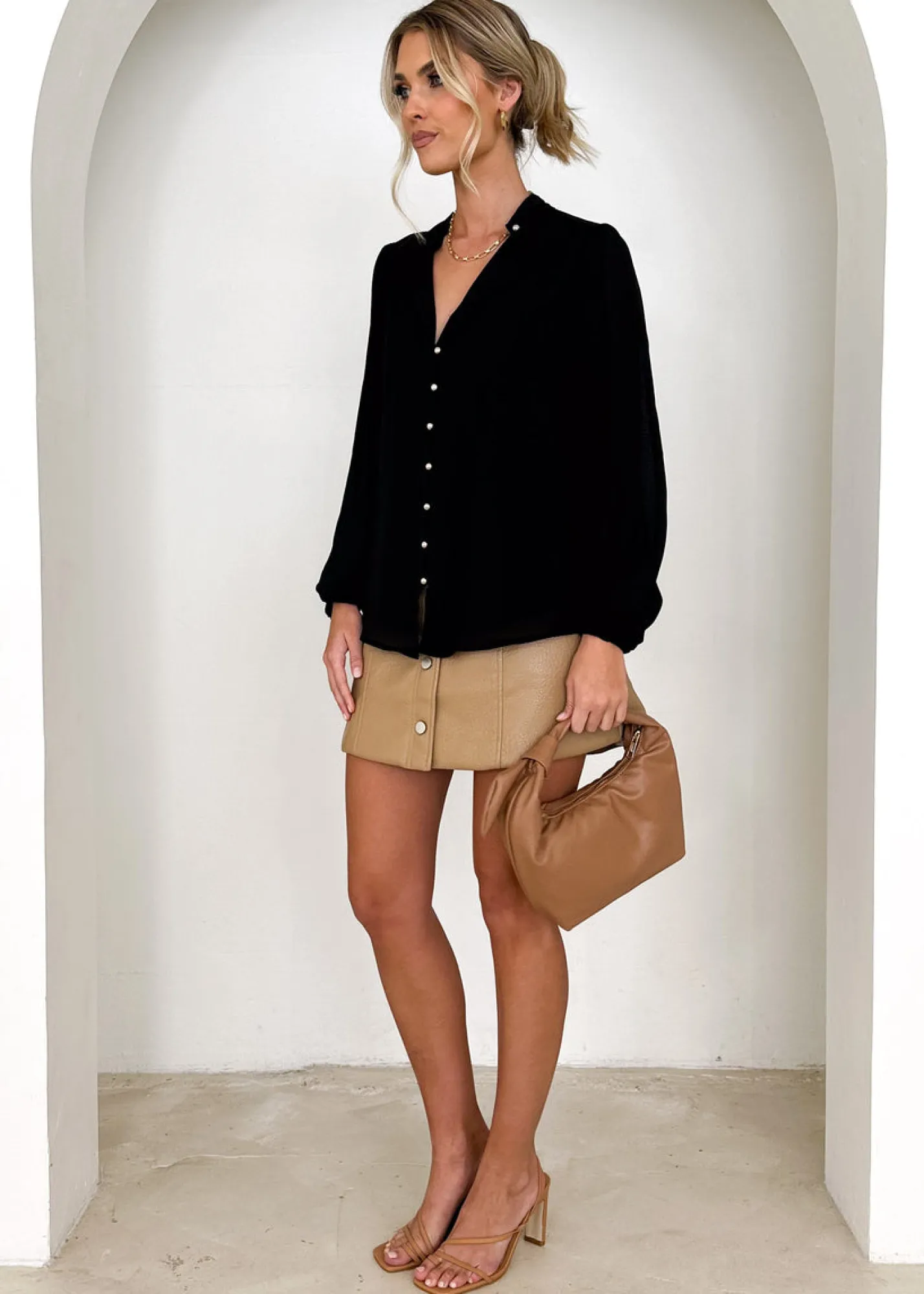 Women Gingham & Heels Blouses>Montanna Blouse