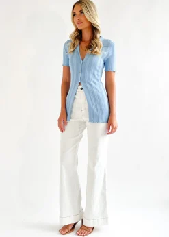 Women Gingham & Heels Knit Tops><noscript><img width=