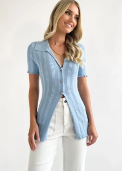 Women Gingham & Heels Basic Tops><noscript><img width=