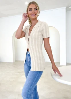 Women Gingham & Heels Basic Tops>Morrison Knit Top