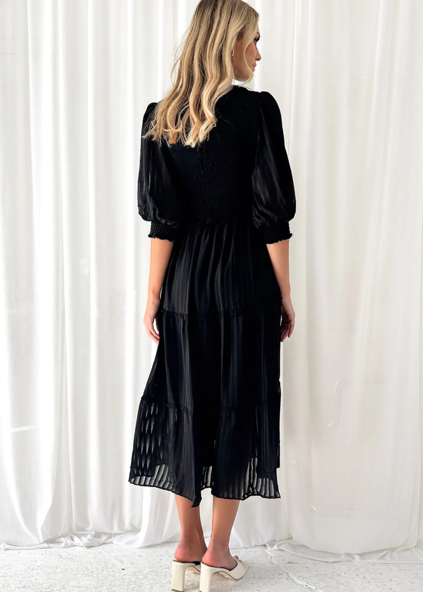 Women Gingham & Heels Midi>Mossy Midi Dress