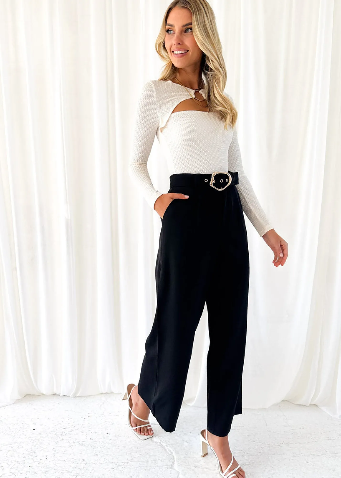 Women Gingham & Heels Pants>Nabilla Pants