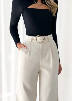 Women Gingham & Heels Pants><noscript><img width=