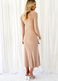 Women Gingham & Heels Knit Dresses><noscript><img width=