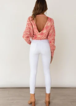 Women Gingham & Heels Knit Tops><noscript><img width=