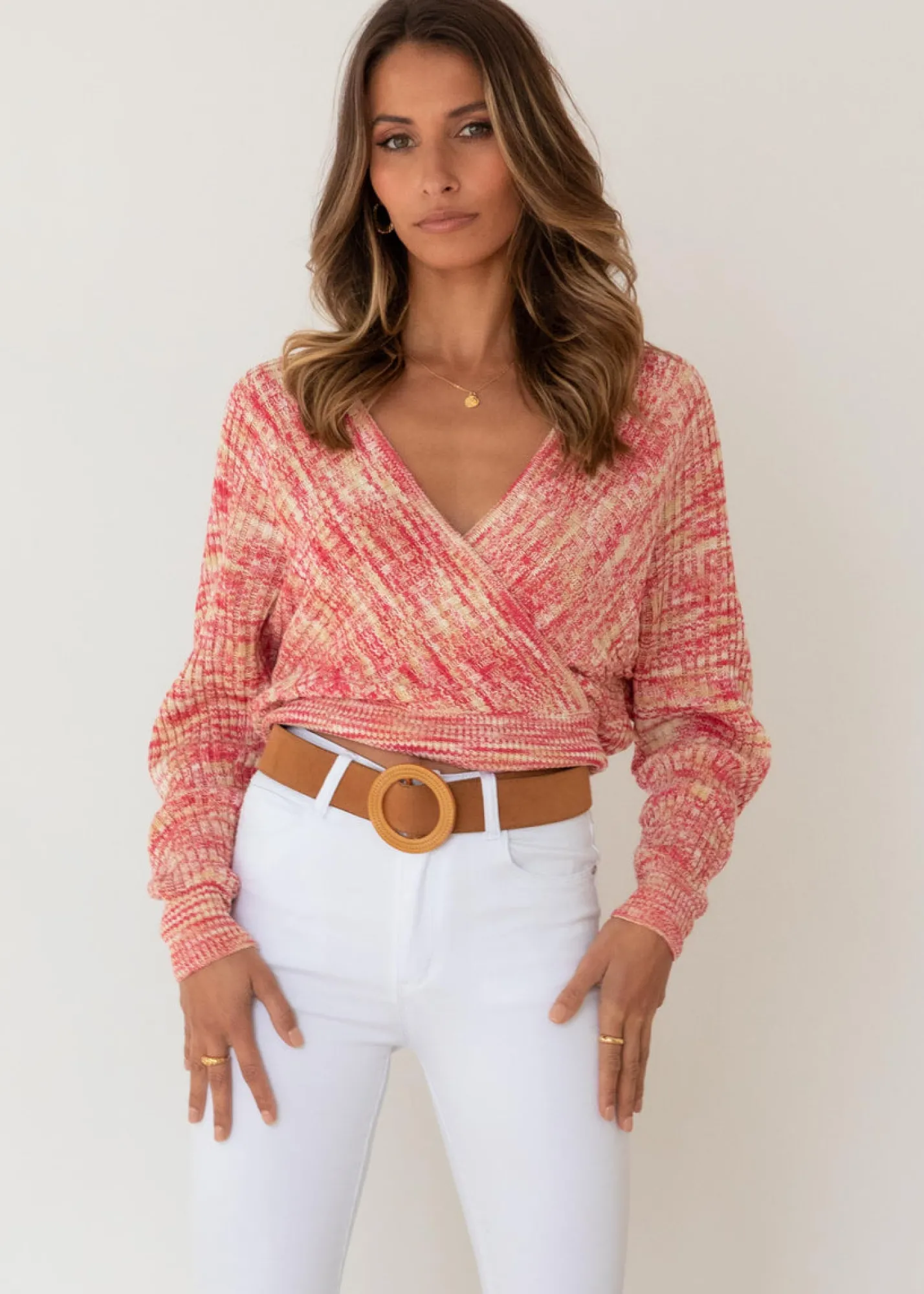 Women Gingham & Heels Knit Tops>Nessina Knit Top