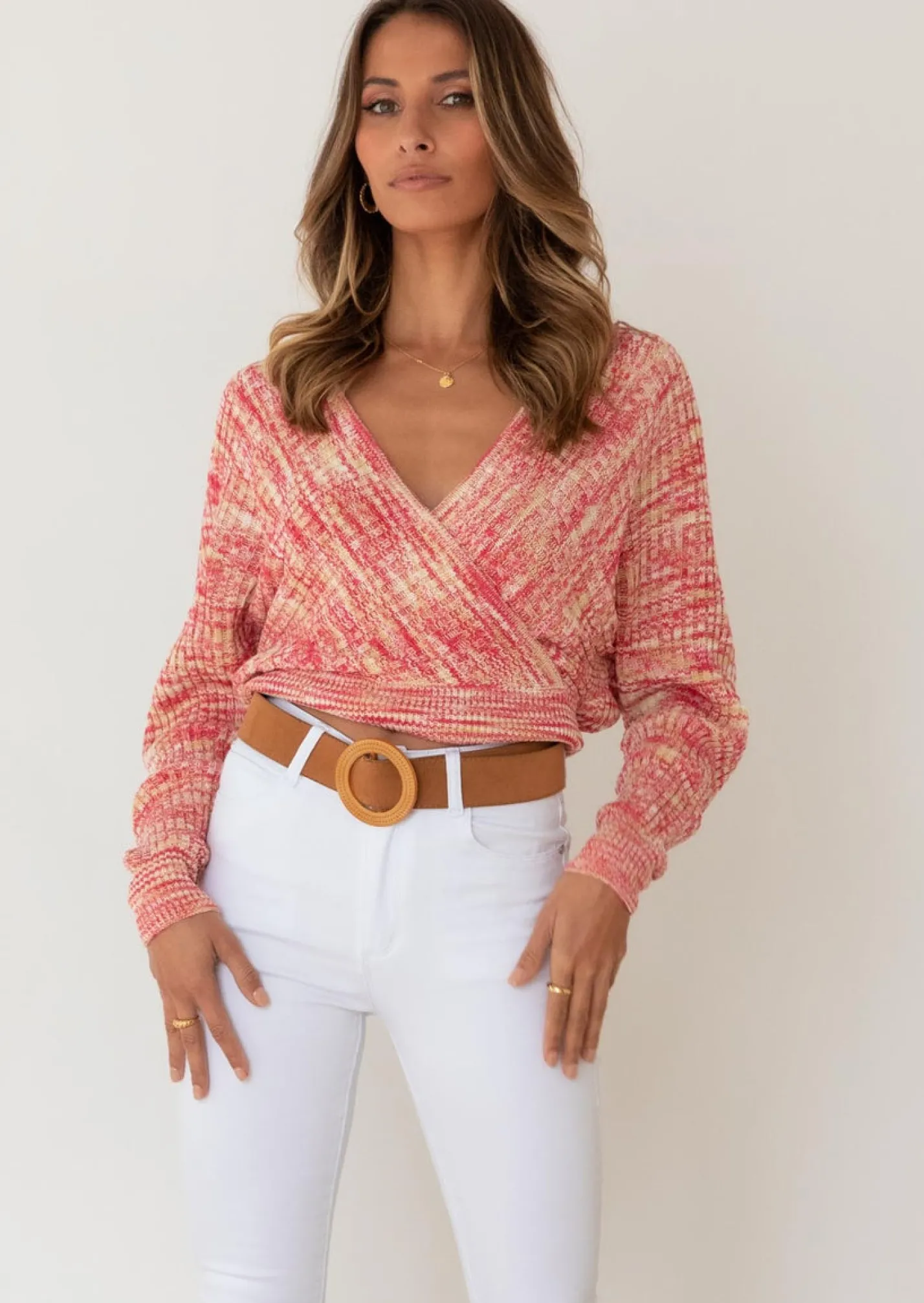 Women Gingham & Heels Knit Tops>Nessina Knit Top