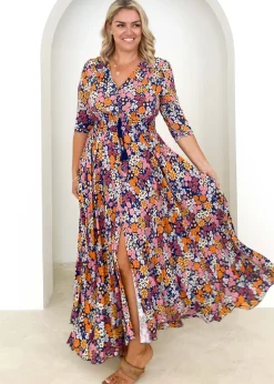 Women Gingham & Heels Maxi><noscript><img width=