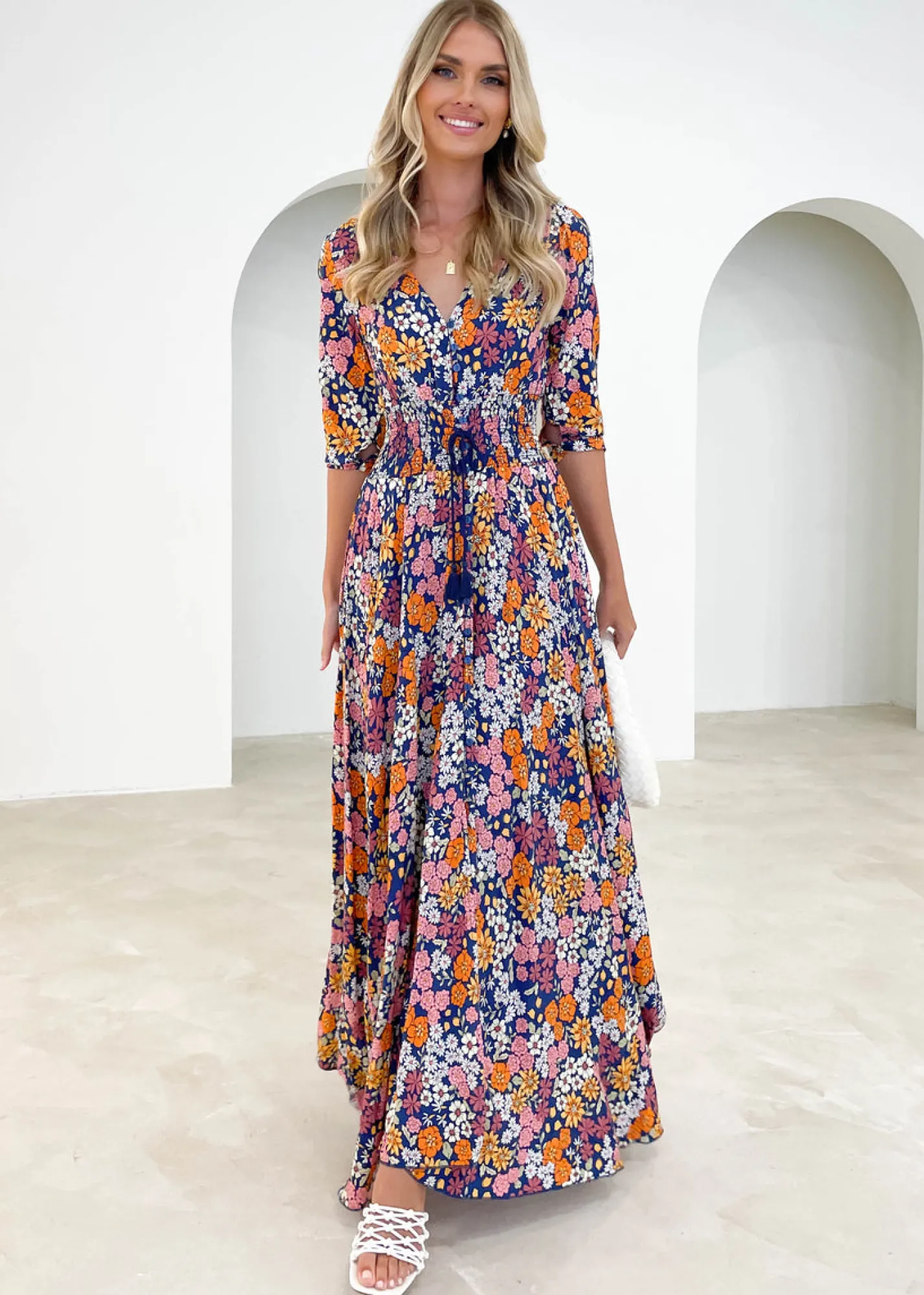 Women Gingham & Heels Maxi>New Romantics Maxi Dress