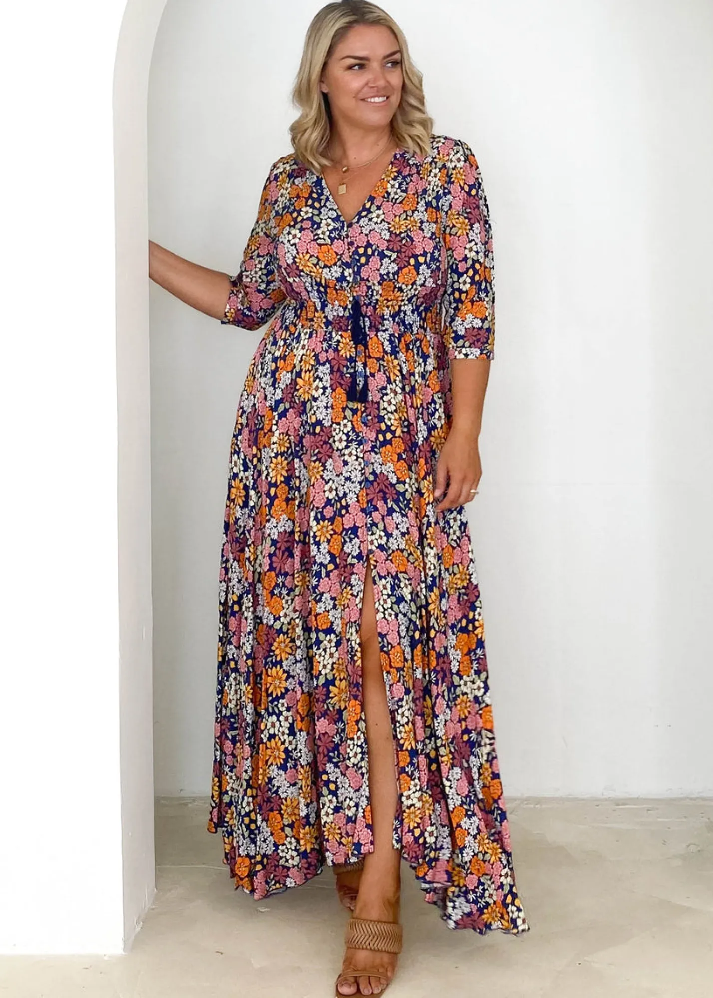 Women Gingham & Heels Maxi>New Romantics Maxi Dress