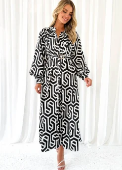 Women Gingham & Heels Midi>Nour Midi Dress