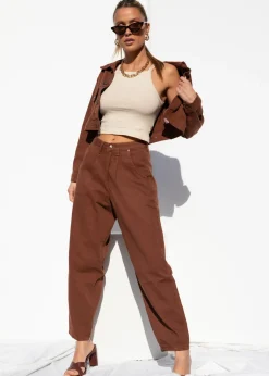 Women Gingham & Heels Jeans><noscript><img width=